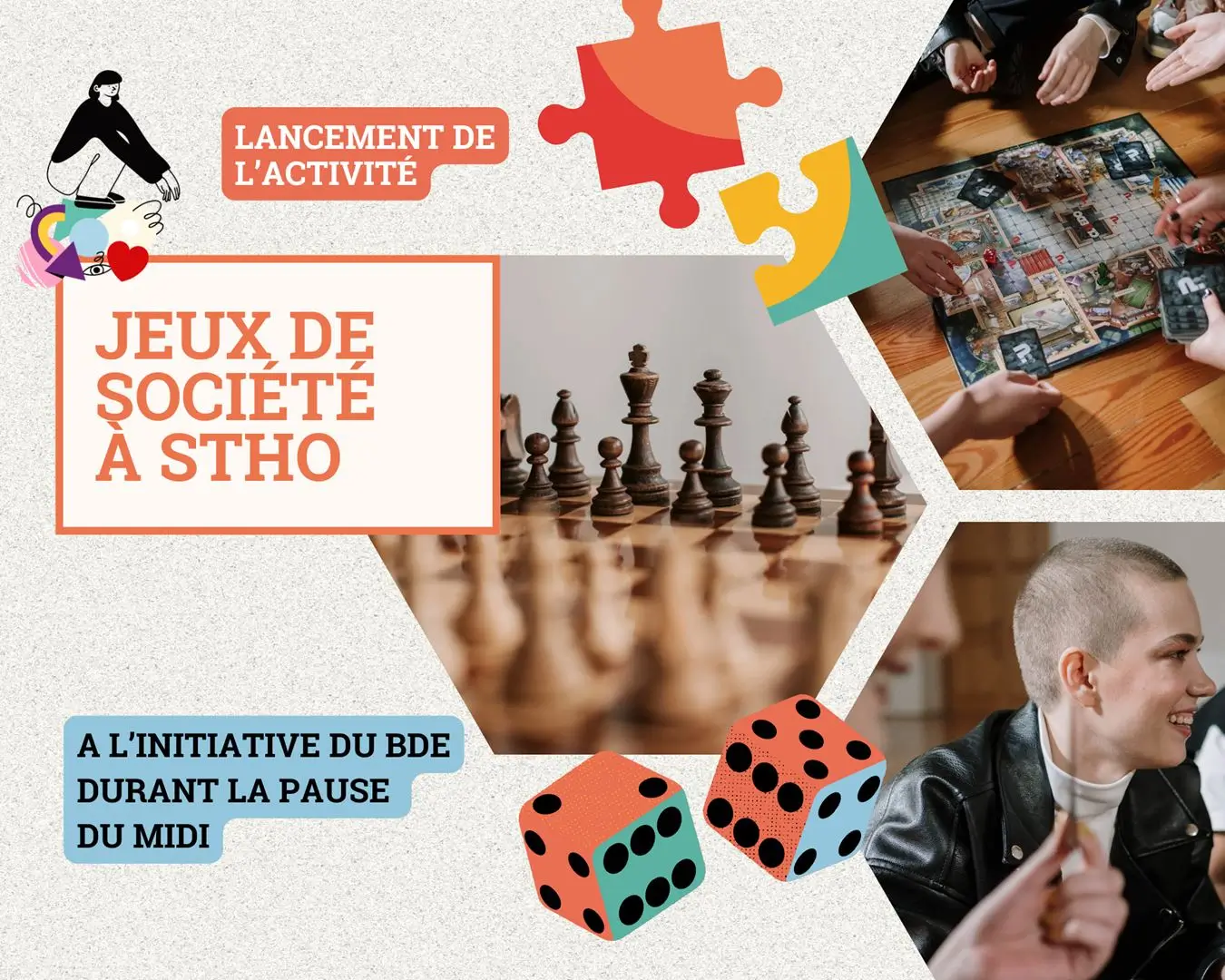 L’activité jeux de société au centre de formation Saint-Honoré